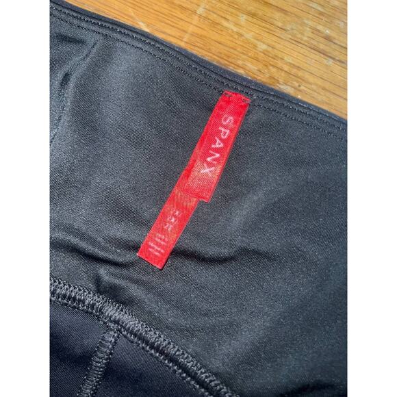 Spanx Leggings Women Black Shimmer Metallic leggings Size 2X A001894 - Picture 3 of 8